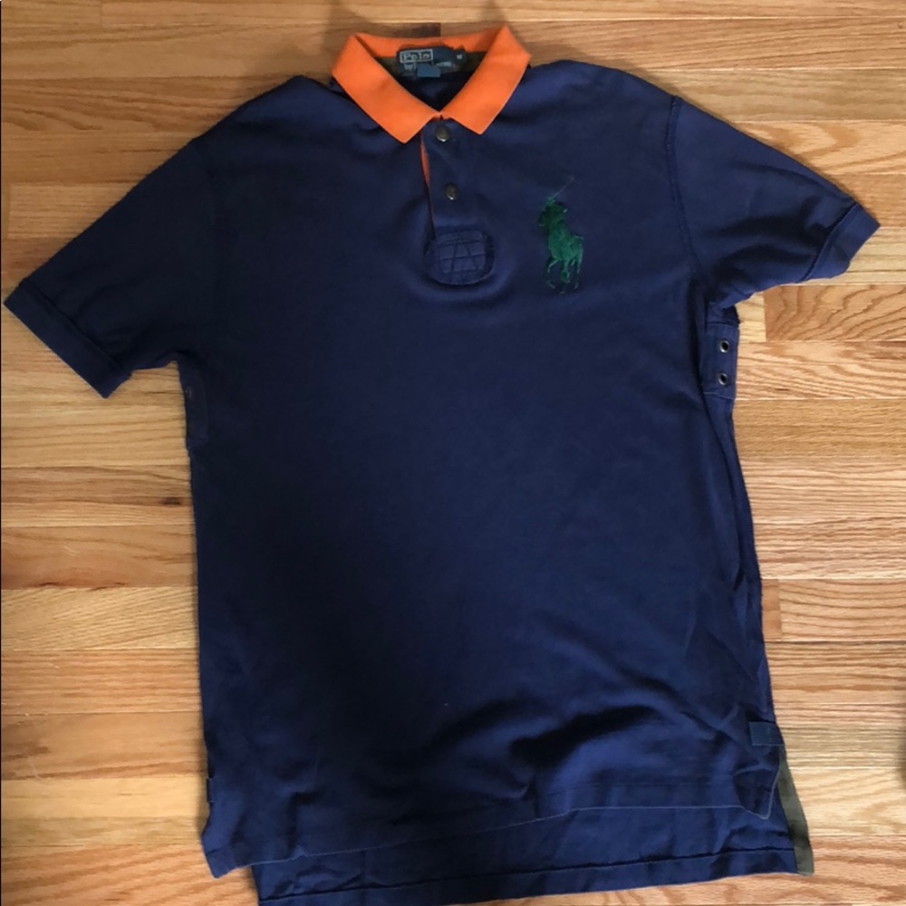 Polo Ralph Lauren Navy Blue Big Horse Polo Shirt
